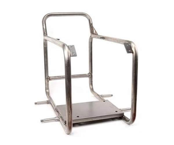 heavy duty stainless steel trolley frame bracket welding 1